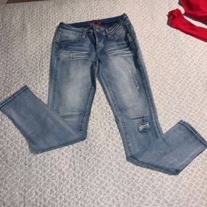 YMI Distressed Jeans size 9